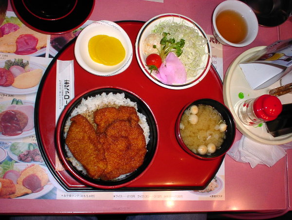 ソースカツ丼セット?